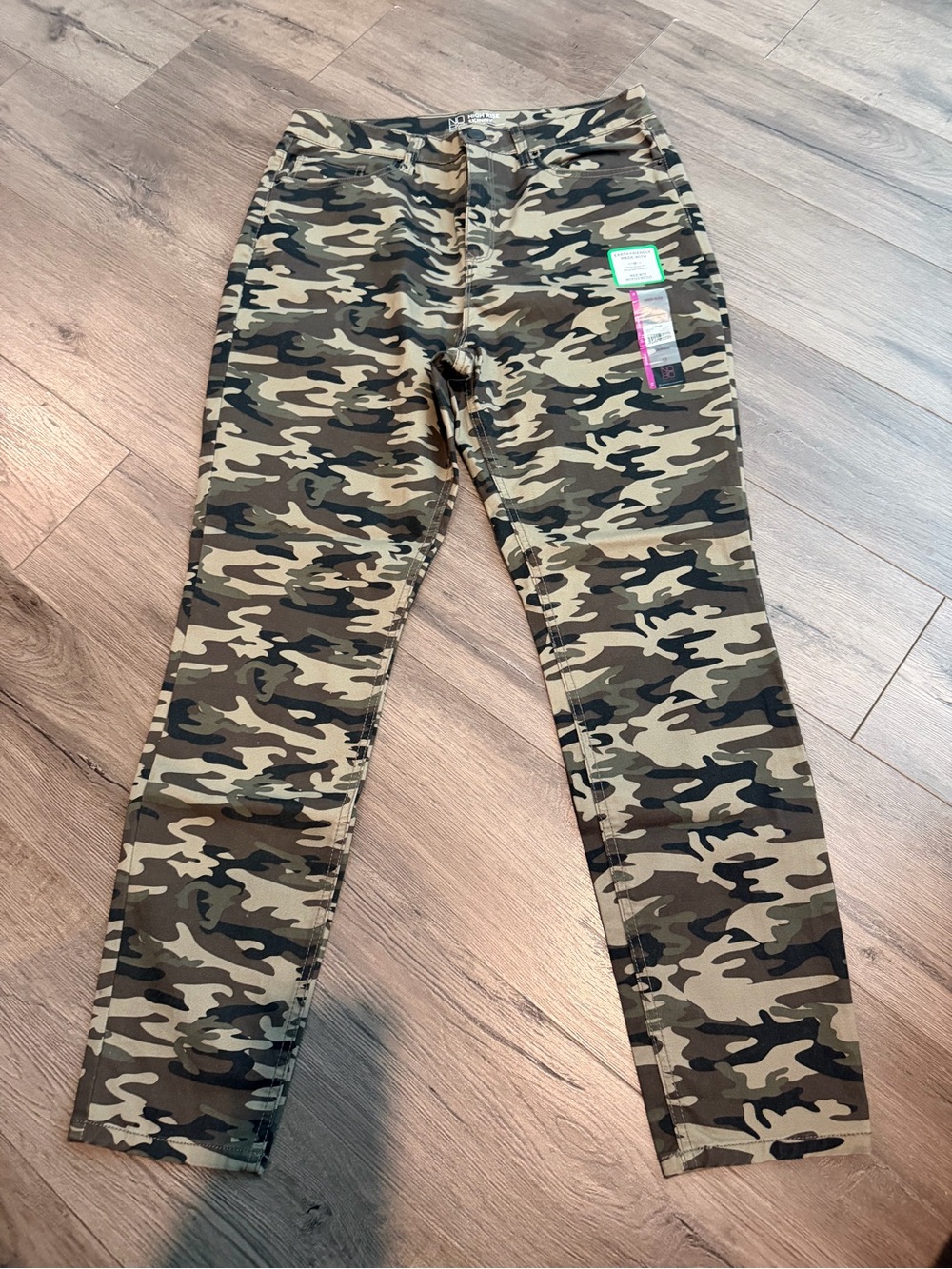 Juniors No Boundaries High Rise Skinny Camo Pants Size 15